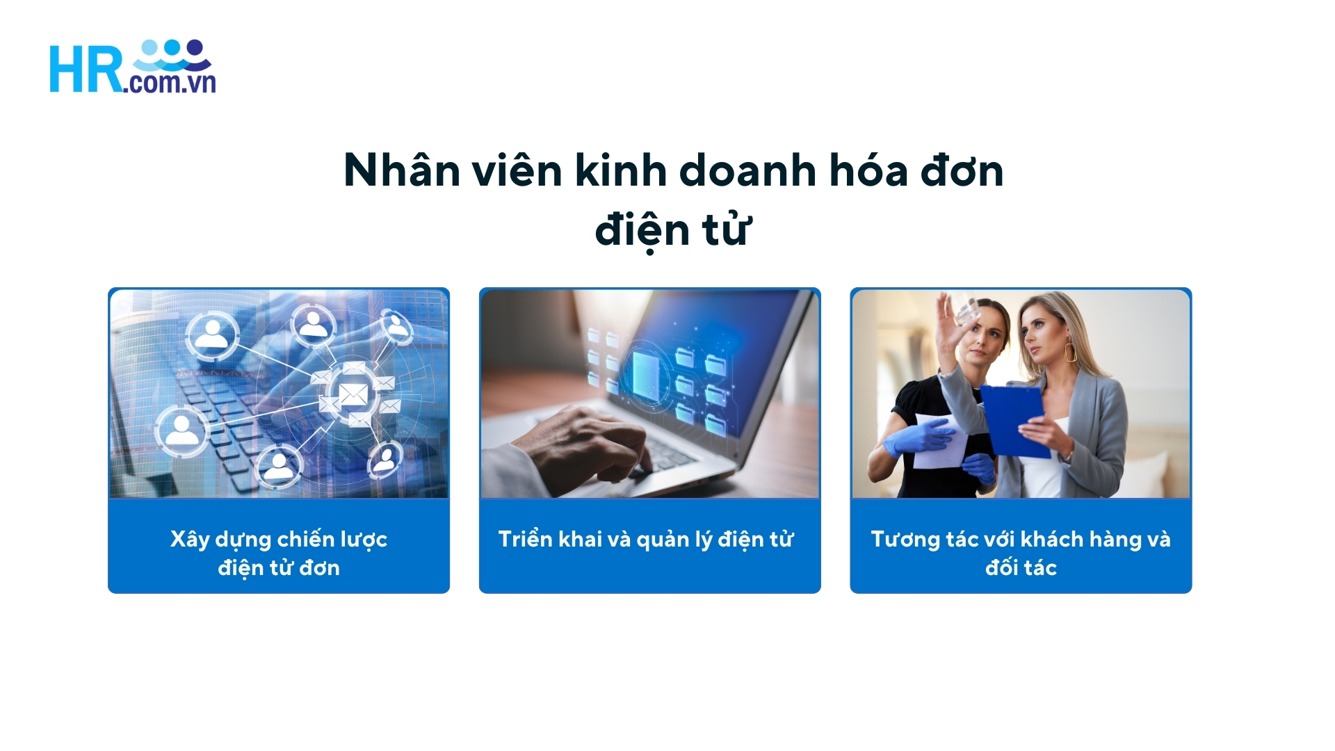 Công việc của nhân viên kinh doanh hóa đơn điện tử