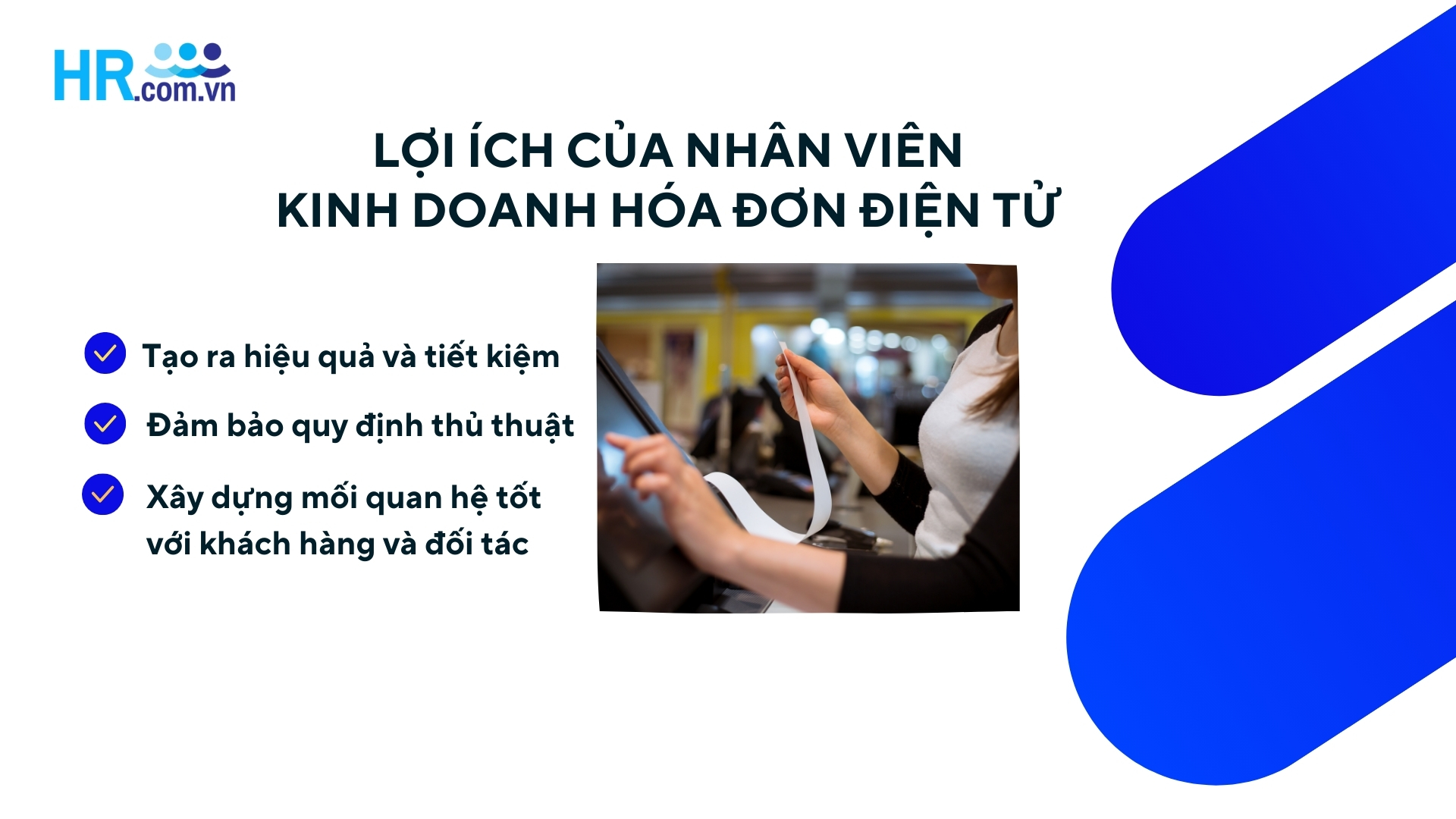 Lợi ích của nhân viên kinh doanh hóa đơn điện tử