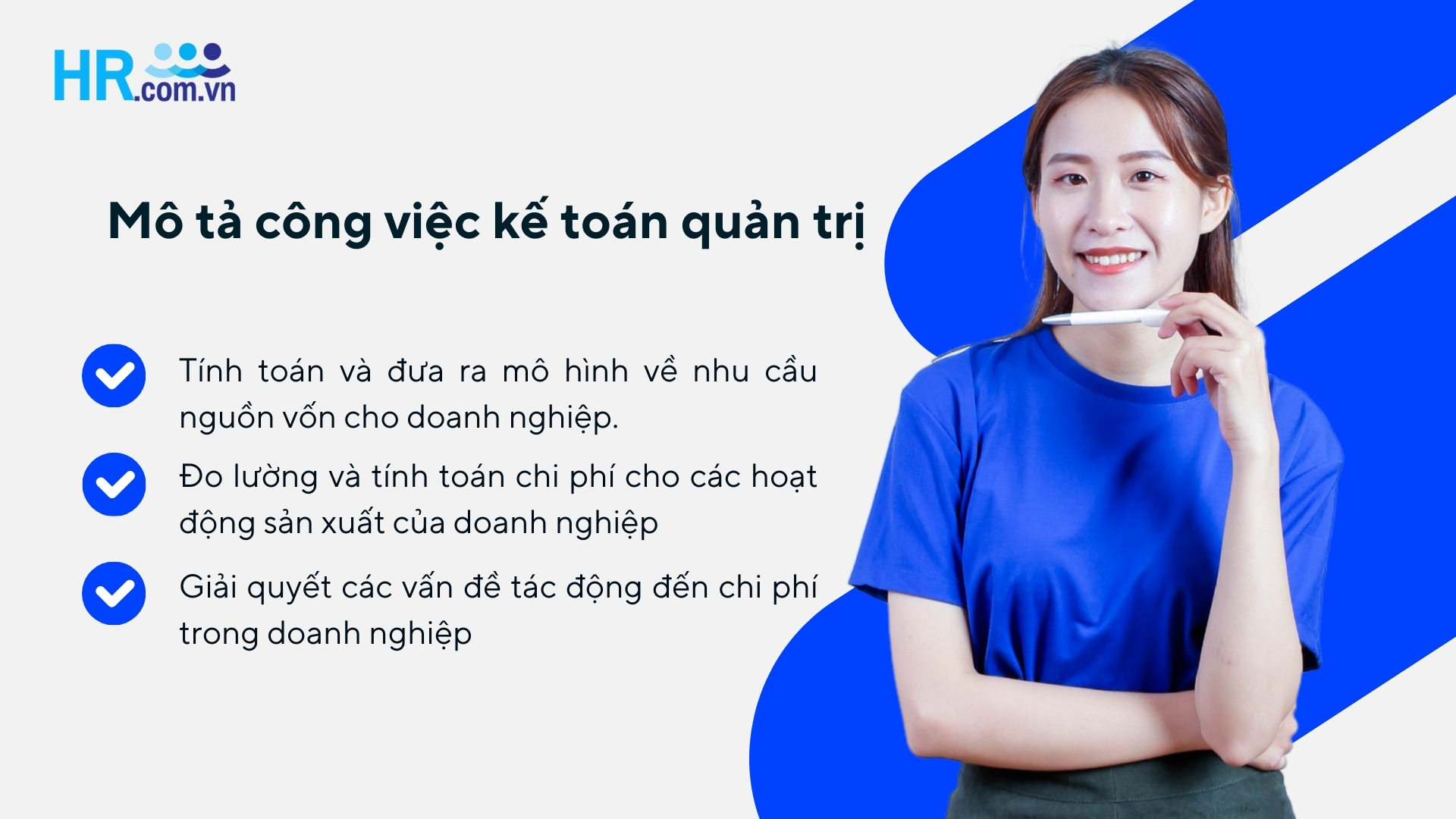 Mô tả công việc kế toán quản trị