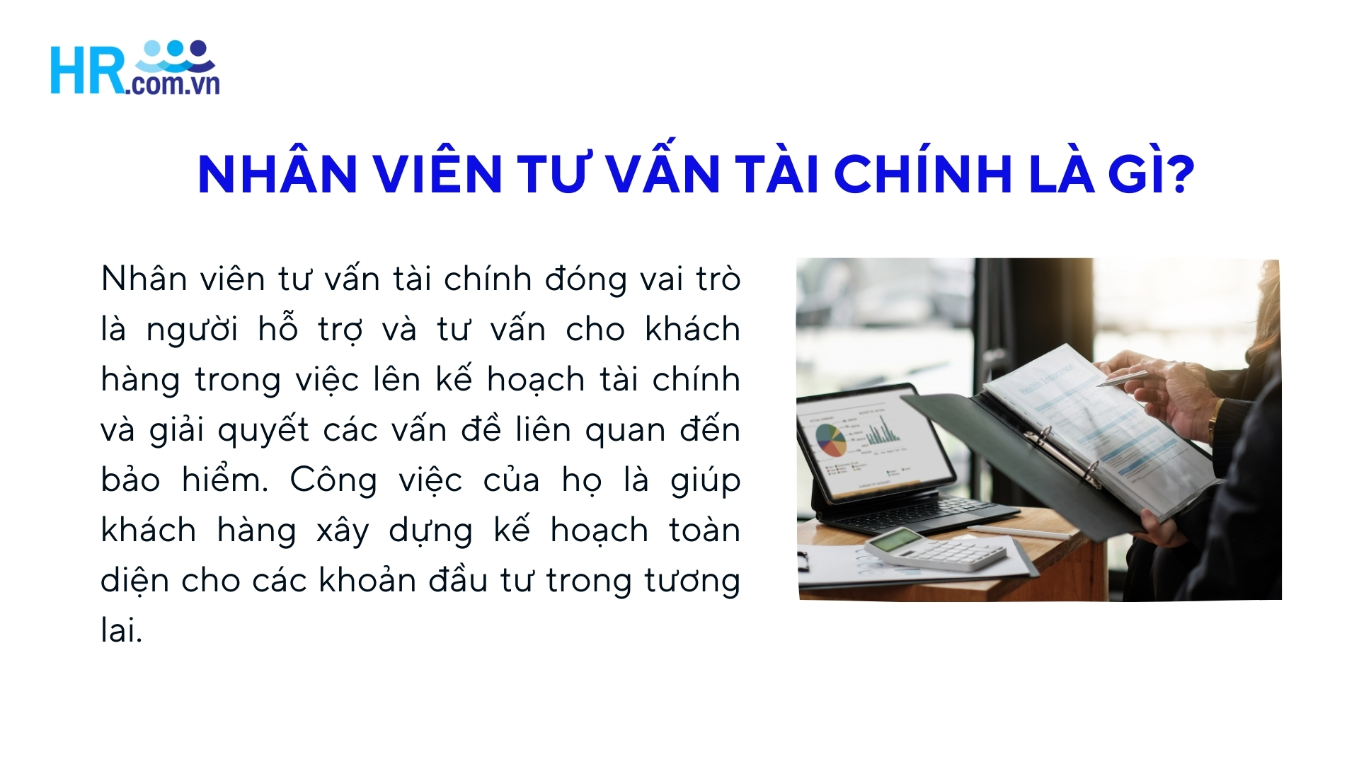 Nhân viên tư vấn tài chính là gì