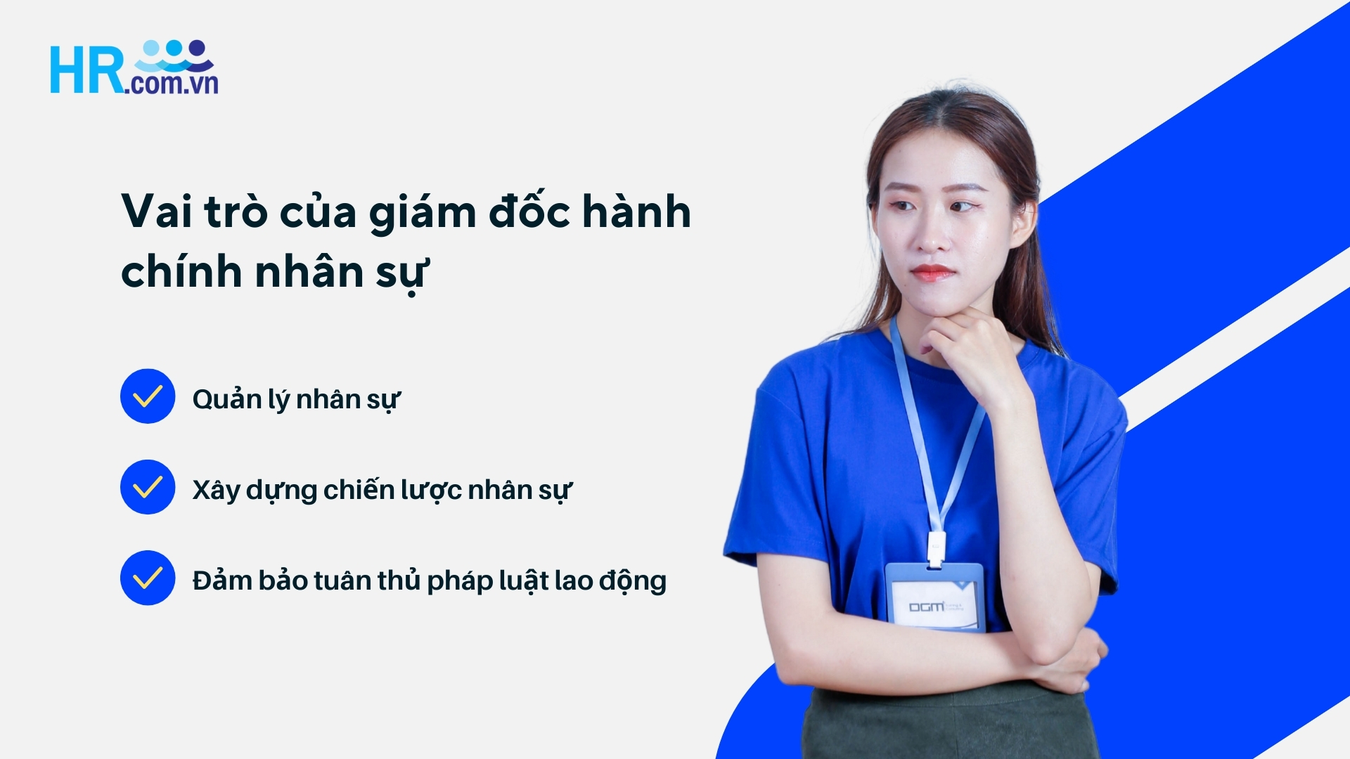 Vai trò của giám đốc hành chính nhân sự