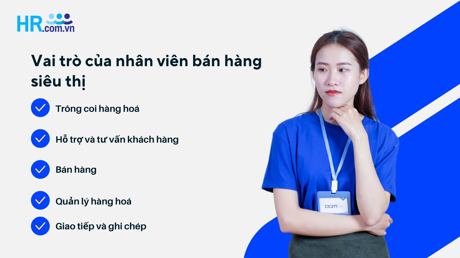 Vai trò của nhân viên bán hàng siêu thị