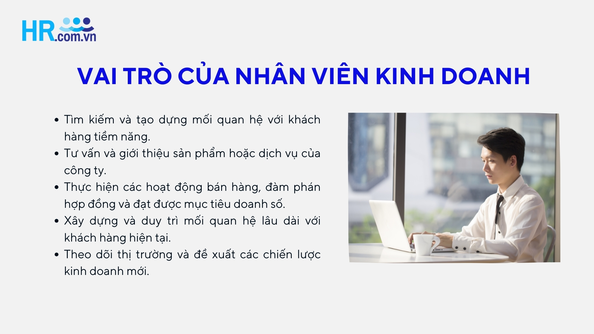 Vai trò của nhân viên kinh doanh tuyển dụng